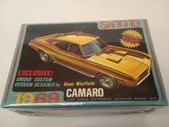 Vintage 1968 ANNUAL ISSUE AMT 1969 CAMARO SS 396 Y913 | 1/25 Model Nice Sealed