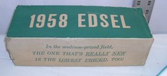 SMP AMT 1958 FORD EDSEL 2 DOOR HARD TOP PROMO CAR MODEL 1:25 AQUA BOXED