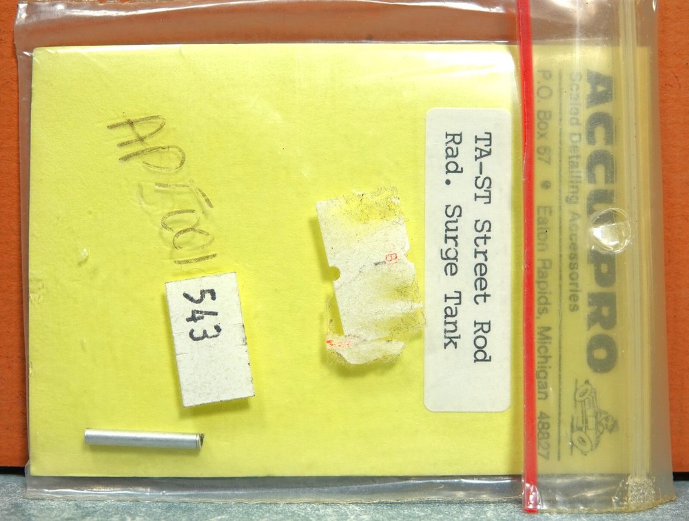 1/24 ACCU-PRO TA-ST STREET ROD SURGE TANK METAL DETAIL PART # AP5001