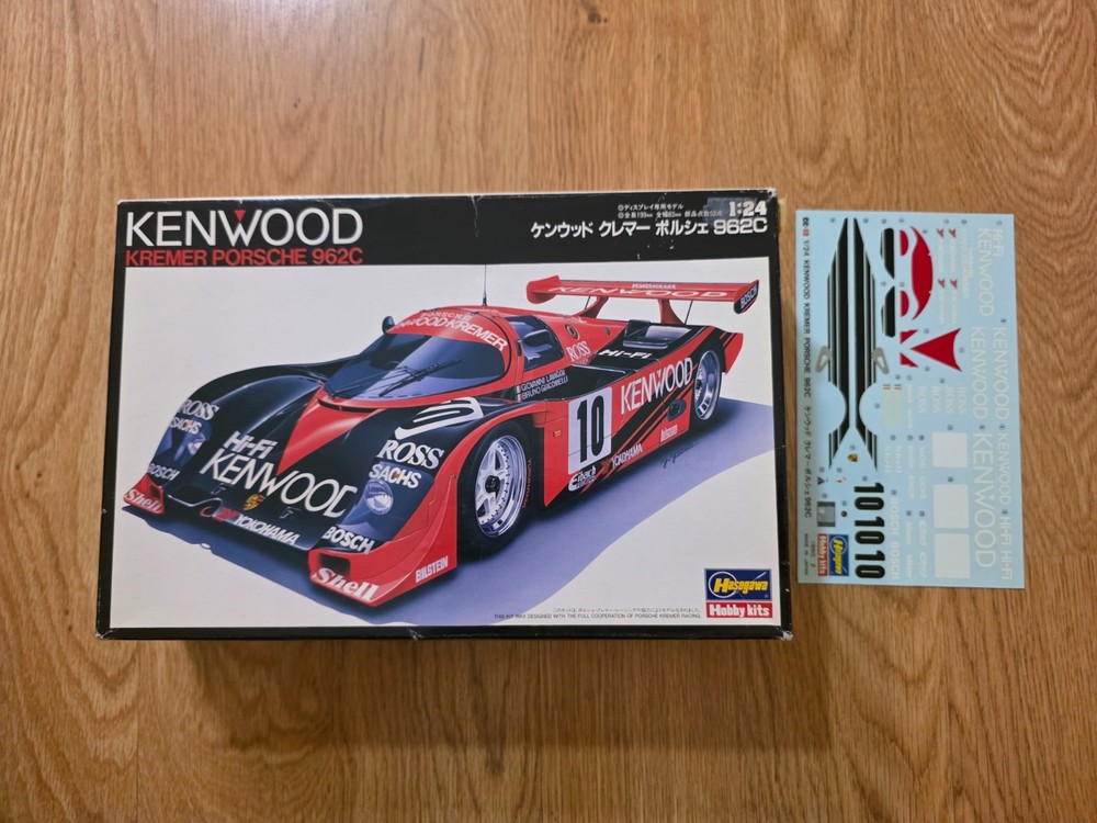 1/24th Hasegawa Porsche 962C Kenwood Kit #2