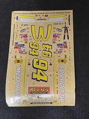 REVELL MONOGRAM NASCAR DECAL #94 McDONALD’s 1998 FORD TAURUS BILL ELLIOTT