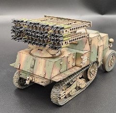 KM Model 35005 8cm Raketenwerfer Auf Fahrgestell S 303 (f) scale 1/35