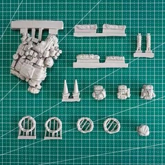 1/48 Scale Die-Cast Resin Model Assembled Kit M1A2 Abrams Accessories Set (No…
