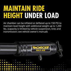 Max-Air MA785 Air Adjustable Air Shock Absorber Pack of 2 for Chevrolet Corvette
