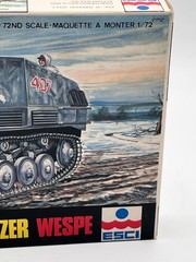 ESCI 8004 Sd.Kfz.124 Wespe German Self-Propelled Howitzer WWII 1:72 Model Kit