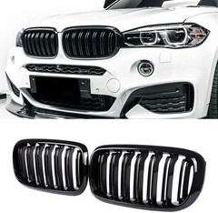 X5 F15 Grille，Gloss Black Kidney Grill Fit 2014-2018 X5 F15 X6 F16 X5M F85 X6M F