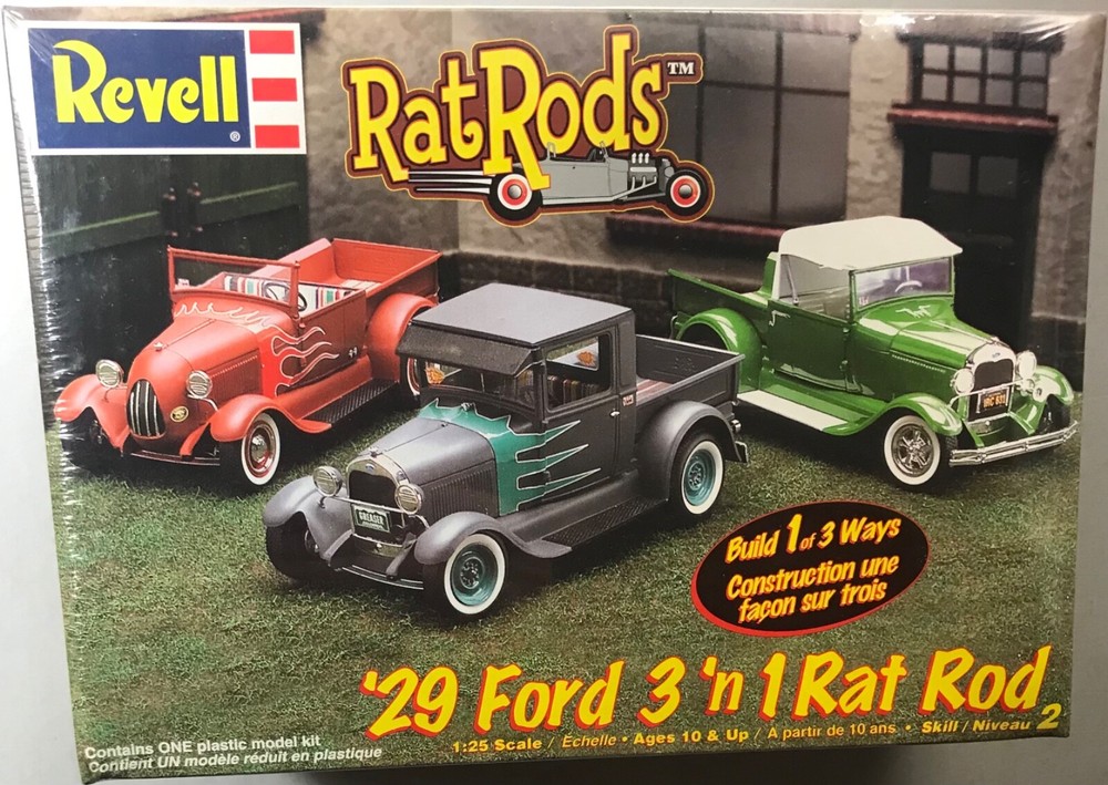 REVELL ’29 FORD 3’N1 RAT ROD MODEL 85-2348 (FS-2001)