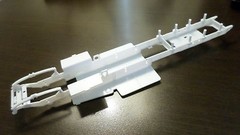 Lot of 2 Kenworth W900 Rig Semi 1/25 Truck Bare Frame Chassis Big Tractor Model