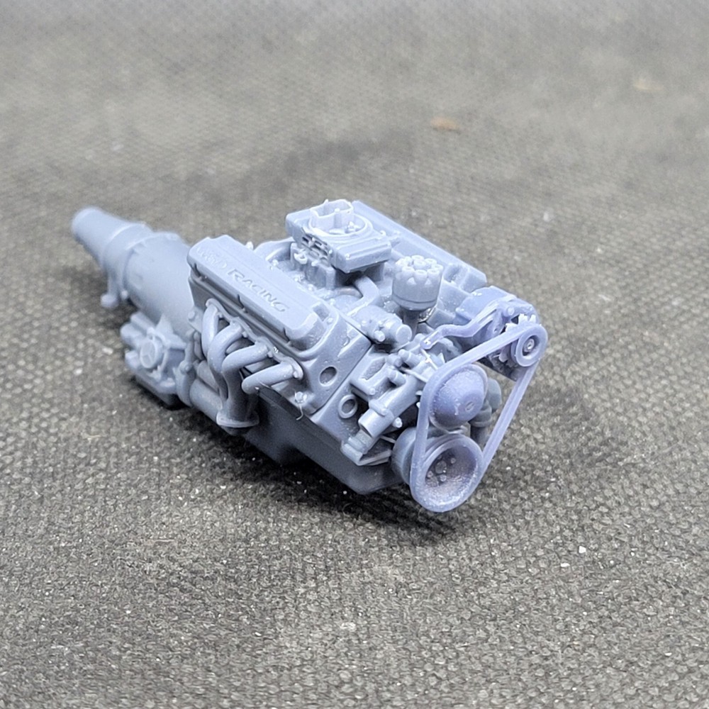 Ford 289/302 Windsor model engine resin 3D printed 1:24-1:8 scale