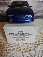 1991 Geo Storm GSI Dealer Promo Car 6977 Colbalt Blue Metallic ERTL