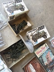 Large Group Lot Vintage Model Models Car Cars Boats Planes Junk Yard Junkyard