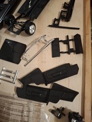 AMT ’67 SHELBY GT-350 MODEL CAR KIT BLK plastic 1:25 AMT834 Partially Together