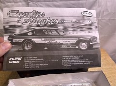 POLAR LIGHTS CANDIES & HUGHES BARRACUDA FUNNY CAR MODEL KIT #POL853/12 X2