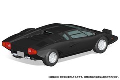1/32 The Snap Kit Lamborghini Countach LP400 Black Plastic Model Kit AOSHIMA 20-