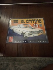 AMT 1959 Chevy El Camino – Original Art Series 1:25 Plastic Model Car Kit 1058