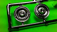 AMT 65 1965 Ford Fairlane 500 1/25 Stock Rim Wheel Hubcaps Promo Style