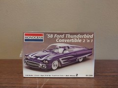 ‘58 Ford Thunderbird Convertible Monogram 2002 2 ‘n 1 1:24 Model Kit NEW SEALED