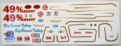 AMT TROPHY SERIES ’49 MERCURY 3 in 1 CUSTOMIZING KIT 1/25 grey plastic