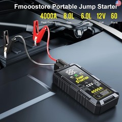 Car Jump Starter 4000A, 12V Jump Starter Battery Pack (All Gas,up to 10.0L