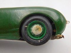 Vintage Model Car Metal 5 1/2″ Long Built 1960’s Austin Healey Sprite Green