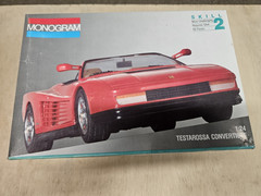 Vintage Monogram 1:24 Ferrari Testarossa Convertible (1980’s) New Open Box