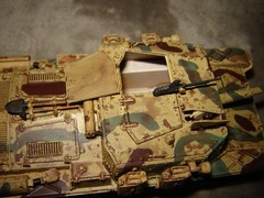 Built Tank 6 inches long Well Built & Painted Excellent Cond Nice Paint