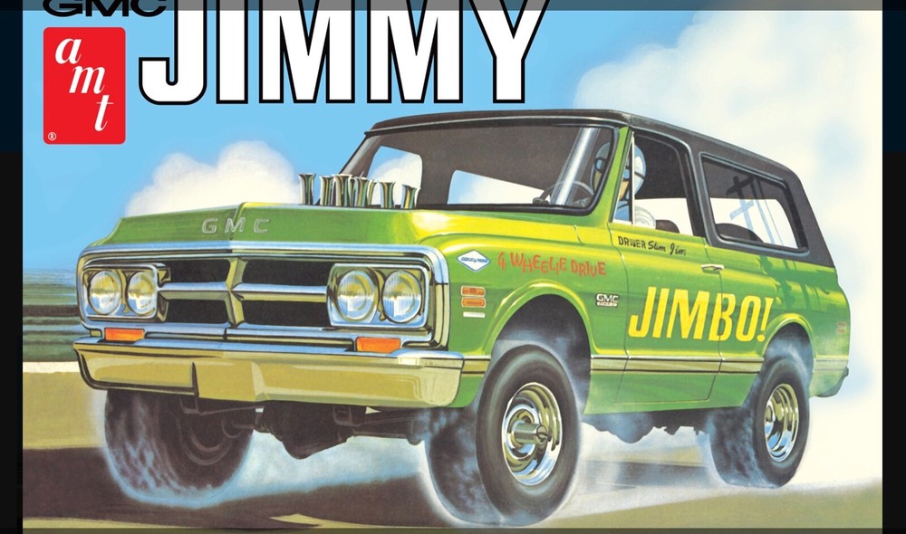 AMT 1219 GMC JIMMY 4×4 Truck kit 1/25 Model Car Mountain FS