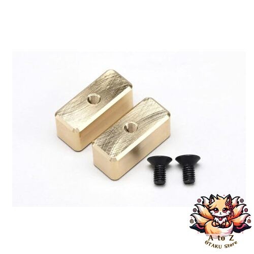 NEW Yokomo Front Balance Weights (2 pieces) for MS1.0 Brass MS-BWF10