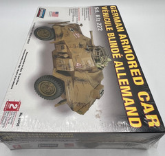 Lindberg Sd.Kfz. 222 German Armored Car 1/35 WWII Military Model Kit No. 76006