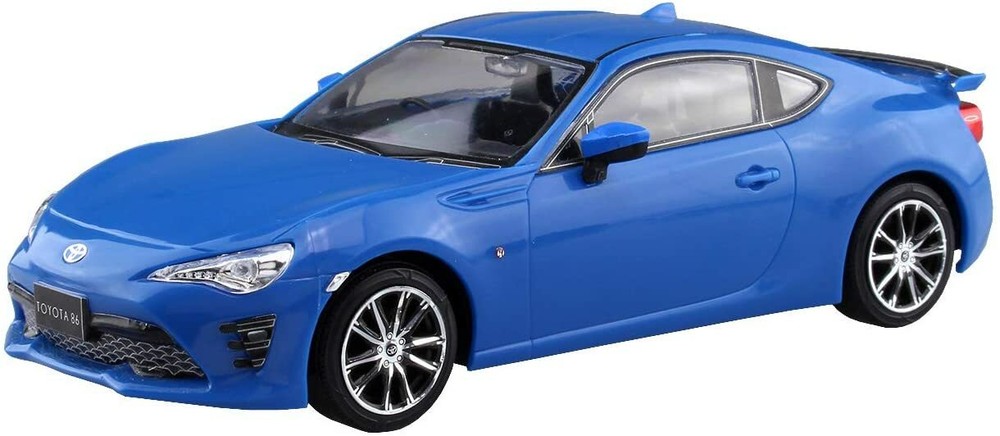 Aoshima Bunka Kyozai 1/32 The snap kit series Toyota 86 bright blue color-c