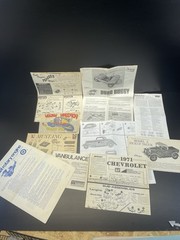 Vintage Monogram Model Kit Instructions Popcorn Eliminator Vanbulance More