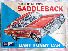 *ULTRA-RARE! *ORIGINAL VINTAGE MPC SADDLEBACK DART FUNNY CAR KIT ***SEALED BAGS!