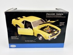 Testers Chevrolet Camaro Metal Body Easy Builder Silver Series Model Kit 1:25
