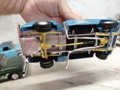 Model Junkyard/parts Plastic ,Nice Custom Car Lot Of 4 Custom Hot Rods Trucks