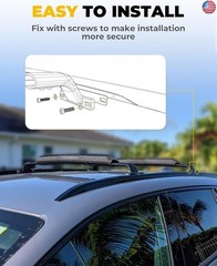 EZREXPM 220LBS Cross Bars Roof Rack Fit for 2024-2026 Chevrolet Chevy Blazer EV