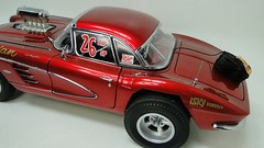 Dragster Race Car Corvette Chevy Chevrolet Built Model Racing Hot Rod Promo 55
