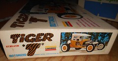 Lindberg “TIGER T” 1/8 Scale Motorized Model Empty Box ONLY, NO MODEL KIT PARTS