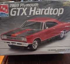 1969 Plymouth GTX Hardtop 1/25 AMT Ertl MODEL KIT #6111 new sealed
