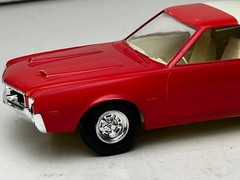 Jo-Han 1969 AMC Javelin SST Promo Car with Original Box, Red to Blue