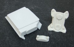 1/8 MONOGRAM REVELL PONTIAC CRAGAR SUPERCHARGER INTAKE TIMING COVER TRANSKIT SEE