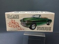 Pair of AMT ’51 Chevys. 1 Convert. Factory sealed 1 Sedan open box 608,6607