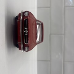 1965 Ford Mustang Fast back dealer promo car model red color (124)