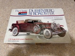 NOS Monogram The Classic 1934 Duesenberg SJ Roadster 1:24 Model Kit #2302 1976
