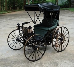 Antique Concept Car Before Ford Original Model T A Vintage Built Classic Metal