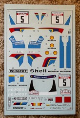 Heller 1:24 Peugeot 205 EV 2 – 1986 Corsican Rally winner – Sealed Inside