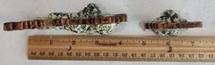 BOMBED BUILDING BRICK WALL WWII TOY SOLDIER MILITARY DIORAMA 3 PIECE SET