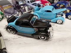 Model Junkyard/parts Plastic Muscle Car Lot Of 18 Hot Rods And Panel Wagons,