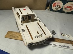 Vintage AMT 1961 Plastic Model Styline Kit Ford Thunderbird T-Bird Built Custom