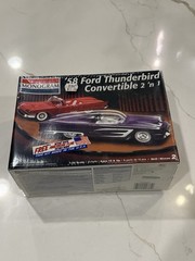 Monogram 58 Ford Thunderbird Convertible 2n1 1/24 Plastic Car Model Kit 85-2385