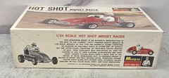 RARE!! Vintage 1967 Monogram Hot Shot Midget Racer Model Kit